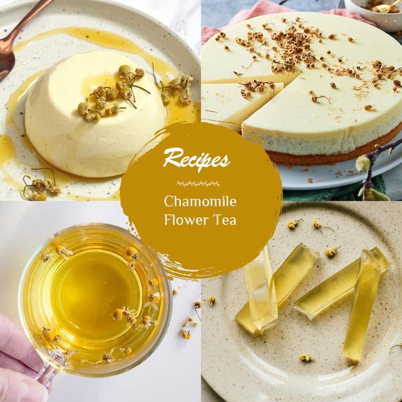 BLUE TEA - Chamomile Tea For Sleep - 50 gm (80+ Cups) | SLEEP & RELAXATION | Herbal Tea - Caffeine Free - Flower Based - Non-Bitter | Zipper Pack