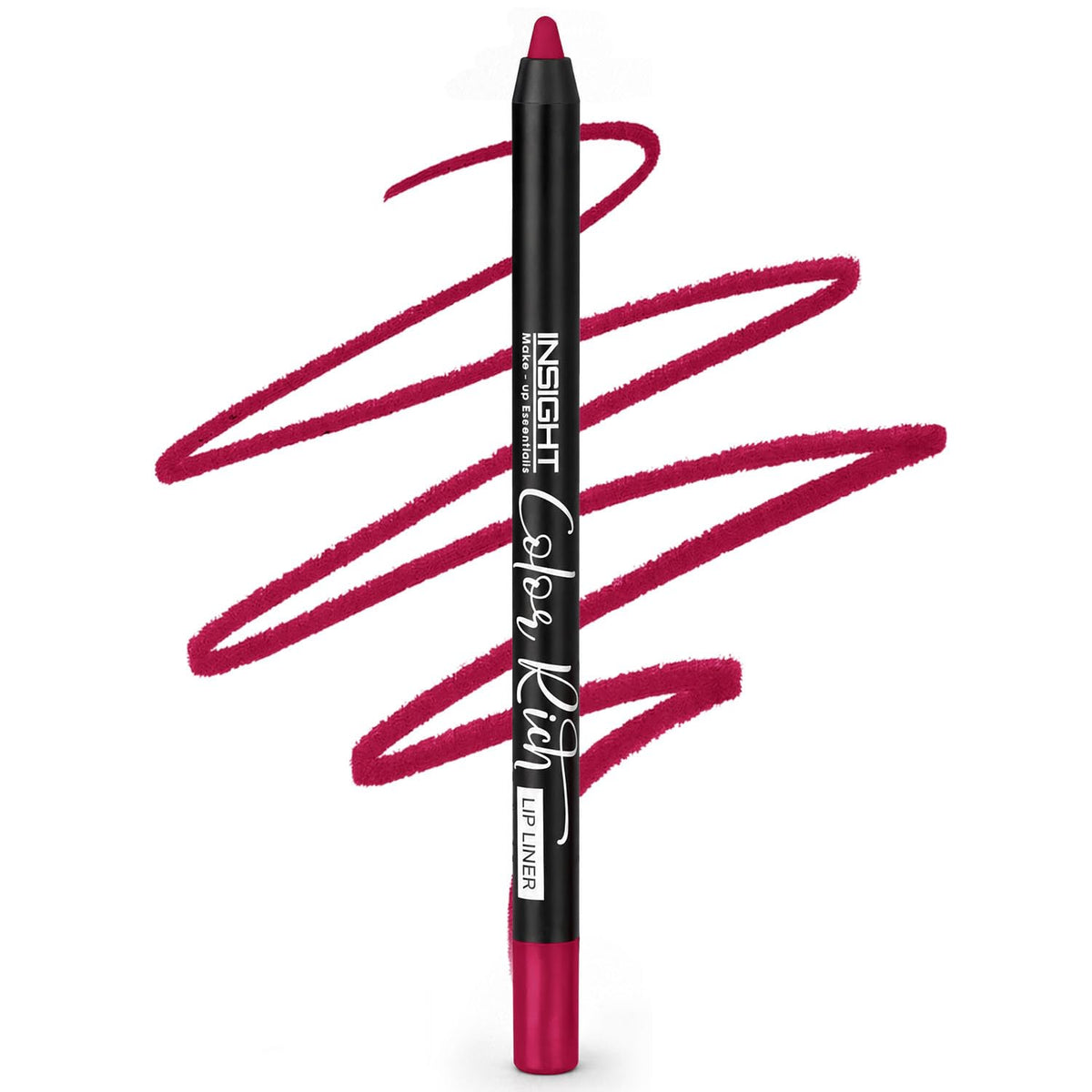 INSIGHT Color Rich Lip Liner| Intense Pigment| Enriched with Jojoba Oil & Vitamin E| Defines, Shapes & Nourishes Lips | Long-Lasting |Sultry Red -1.5g