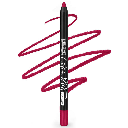 INSIGHT Color Rich Lip Liner| Intense Pigment| Enriched with Jojoba Oil & Vitamin E| Defines, Shapes & Nourishes Lips | Long-Lasting |Sultry Red -1.5g