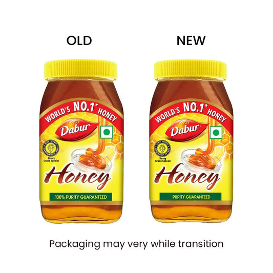 Dabur Honey - 250g | Pure | World's No.1 Honey Brand with No Sugar Adulteration | For Fitness & Health | Natural Immunity Booster | Rich in Antioxidants & Minerals