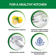 Dettol Healthy Kitchen Dish and Slab Gel, Lemon Fresh- 200 ml
