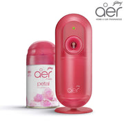 Godrej aer Matic Spray , Automatic Air Freshener Kit With Flexi Control - Cool Surf Blue (225 Ml) & Matic, Automatic Air Freshener Kit With Flexi Control - Petal Crush Pink (225 Ml) Combo