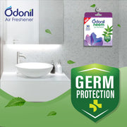 Odonil Bathroom & Toilet Air Freshener, Neem Mixed Fragrance Blocks - Jasmine, Lavender, Orchid, Rose, Long Lasting Fragrance, Lasts upto 30 days, Germ Protection, 384g (48g x Pack of 8)