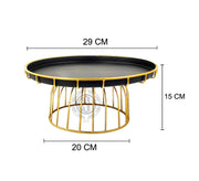 DSH Cake Stand for Cupcake Display Stand Multipurpose Round Dessert Stand for Birthday and Wedding Party (Black, Big)
