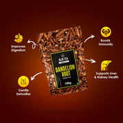 BLUE TEA - Combo of Mullein Tea (30 Teabags), Liver Cleanse (30 Teabags), Dandelion Root Tea (100g)