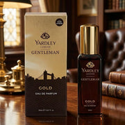 Yardley London Gentleman Gold Eau De Parfum for Men, 20ml | Long-Lasting Premium Travel Mini Perfume Spray | Intense Masculine Fragrance (Gold)