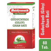 Baidyanath Asli Ayurved Guduchyadi Ghan Bati - 60 Tablets (Pack of 2)
