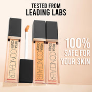 INSIGHT Mega Cover Concealer - LP-05 | Natural Matte Finish | Infused with Vitamin E, Green Tea | Long Lasting | Easily Blendable - 10g