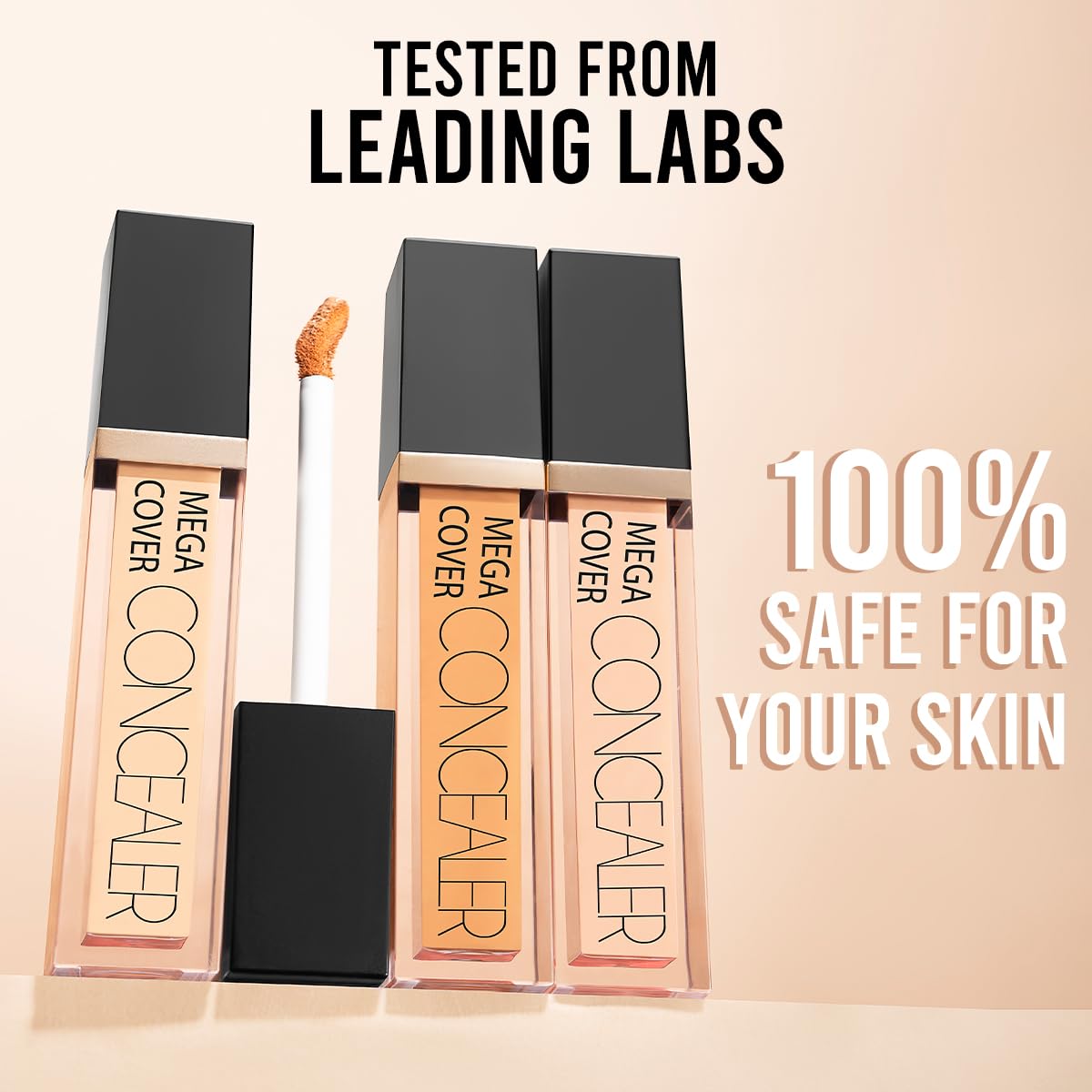 INSIGHT Mega Cover Concealer - LP-05 | Natural Matte Finish | Infused with Vitamin E, Green Tea | Long Lasting | Easily Blendable - 10g