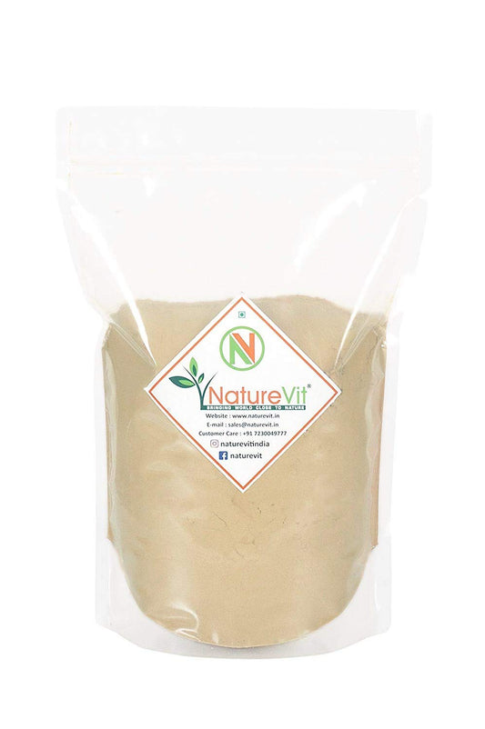 NatureVit Multani Mitti Powder for Face & Hair 1 Kg | Fuller's Earth | Natural Bentonite Clay for Glowing Skin & Oil Control
