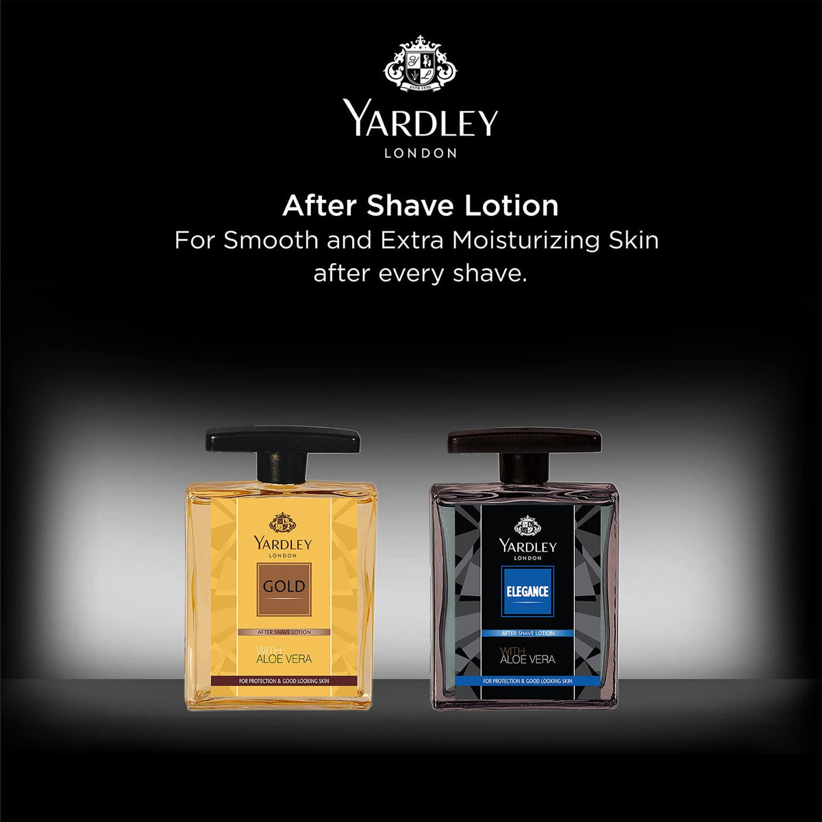 Yardley London Gold After Shave Lotion with Aloe Vera, 100ml (Pack of 1)