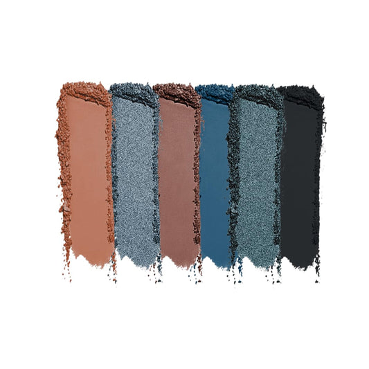 INSIGHT Show Time 6 Color Eyeshadow Palette | Matte Finish | Begginer Friendly | Easily Blendable | Day to Night Look - (Moonlight) 15 g
