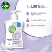 Dettol Liquid Sensitive Handwash - 200 ml - 175 ml (Any Variant)