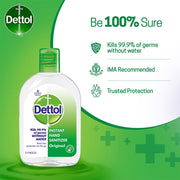 Dettol Original Germ Protection Alcohol based Hand Sanitizer, 110ml, Pack of 4