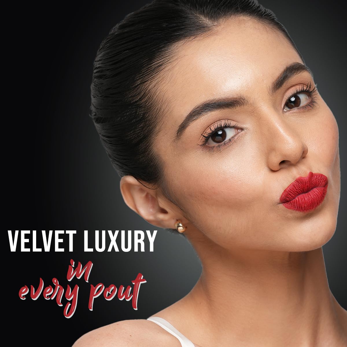 INSIGHT Velvet Matte Lipstick (Passion Petal) | Long Lasting, Smudge-Proof & Non-Drying | Enriched with Cocoa Butter, Argan Oil & Vitamin E | Smooth Application, Bold Pigment - 3.8g