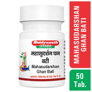 Baidyanath Asli Ayurved Mahasudarshan Ghanbati - 50 Tablets