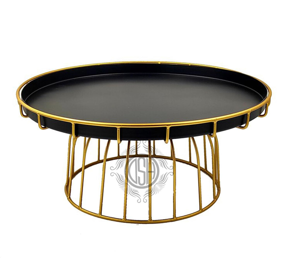 DSH Cake Stand for Cupcake Display Stand Multipurpose Round Dessert Stand for Birthday and Wedding Party (Black, Small)