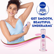 NIVEA Pearl & Beauty Deodorant Spray for Women, 72H Odour & Sweat Protection Underarm Deo, Smooth & Even Underarms, All Day Freshness, Body Odour Protection, Daily Use Body Spray & Deodorant, 150 ml