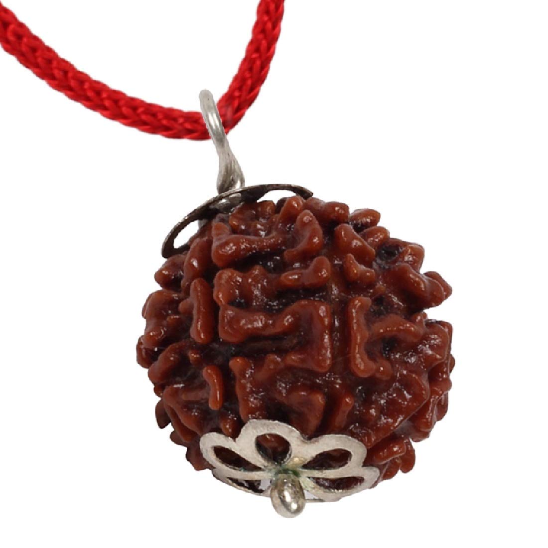 ASTRODIDI 7 Mukhi Rudraksha Pendant with Lab Certified | Nepali Seven Mukhi Original Rudraksh | Astrological Benefits | Unisex Design for Men & Women Boys and Girls