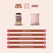 Urban Platter Pink Himalayan Rock Salt Powder, 1.5kg (Mineral-Rich Salt | Unrefined & Pure | Sendha Namak | Non-Iodised | Optically Sorted)