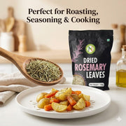 NatureVit Dried Rosemary Leaves 100g | 100% Natural, Pure & Aromatic Herb | For Cooking, Hair Growth, Tea & DIY Skincare | Suitable for Rosemary water and Rosemarry Oil preparation