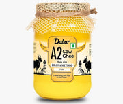 Dabur A2 Cow Ghee - 500ml | Rich in Vitamin A | Made with Bilona method | Crafted using milk from A2 desi cows