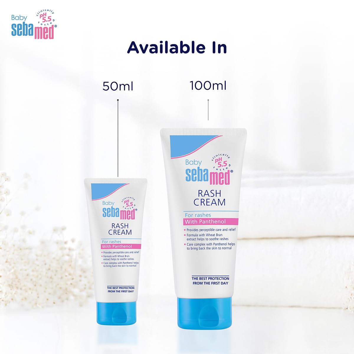 Sebamed Baby Rash Cream|pH 5.5|Ideal for Diaper Rashes|50 ml