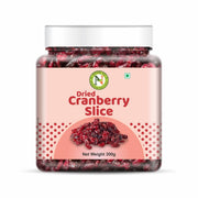 NatureVit Cranberries Dried Sliced 300g | Tart & Sweet Healthy Snack | Antioxidant-Rich Superfruit | Naturally Dried Cranberry Slices | Product of USA | Ideal for Baking, Cereal, Salads & Snacking