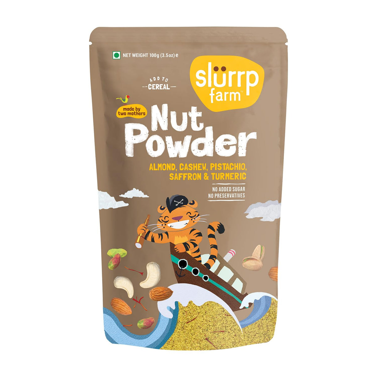 Slurrp Farm NO Added Sugar 100% Natural Nut Powder, 100 G