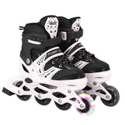 Toy Imagine Adjustable Inline Skates for Kids & Adults, Ages 6-18, Black