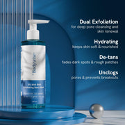 Be Bodywise 5% AHA BHA Detan Exfoliating Body Wash(250ml) & 10% AHA BHA Body Bathing Scrub(300g) | Reduces Strawberry Skin, Tan & Body Acne | Lactic Acid, Glycolic Acid & Shea Butter | All Skin Types