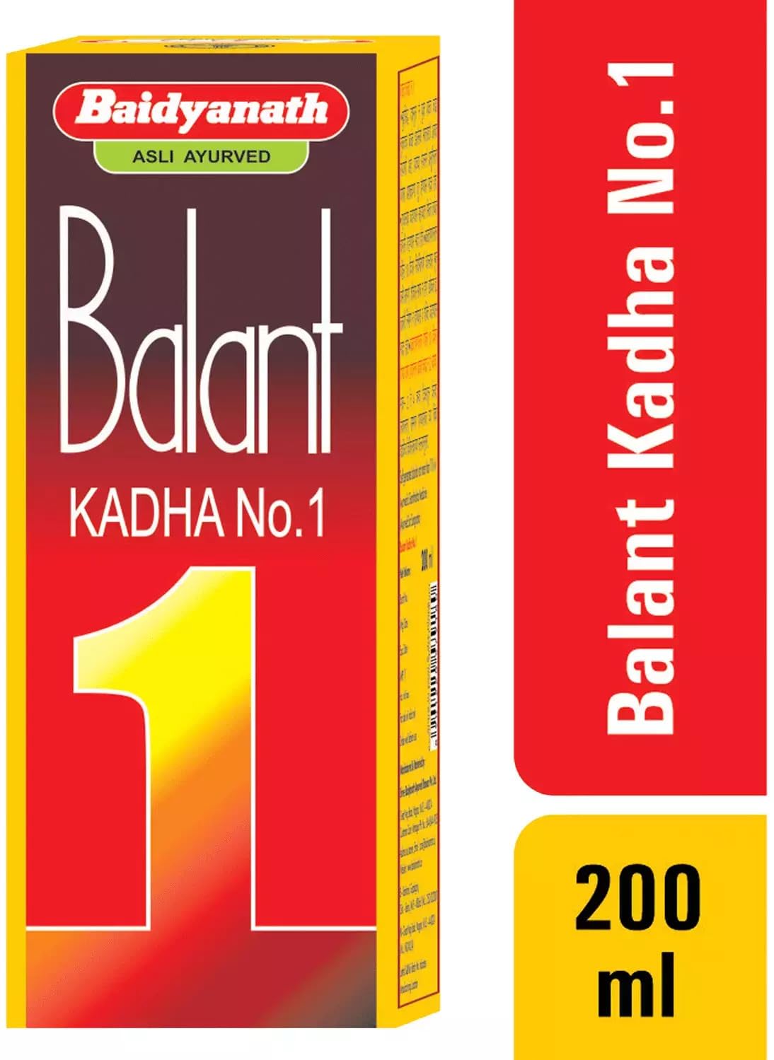 Baidyanath Asli Ayurved Balant Kadha No.1-200 Ml (Pack Of 2) - Ayurvedic Post Delivery Tonic