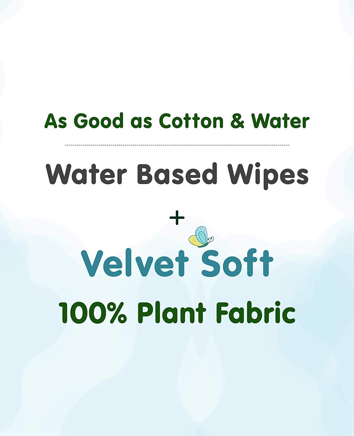 Mother Sparsh Cotton Scented 98% Water Plant Fabric, Biodegradable Wipe (Blue, 15 Wipes)