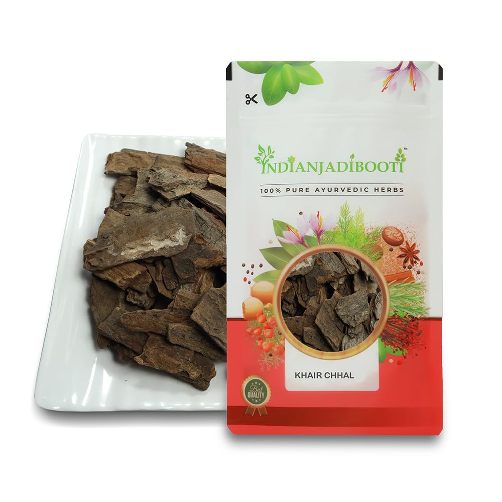 IndianJadiBooti Khair Chhal - Khair Bark, 100 Grams | Pack Of 2