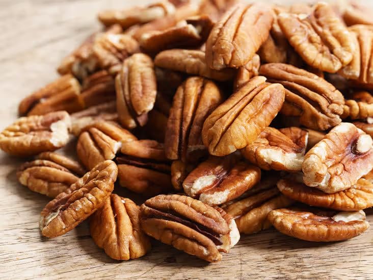 NatureVit Pecan Nuts 1kg | Rich in Antioxidants, Omega-3 & Fiber | Heart-Healthy Snack for Keto & Vegan Diets | Ideal for Baking, Salads & Trail Mix