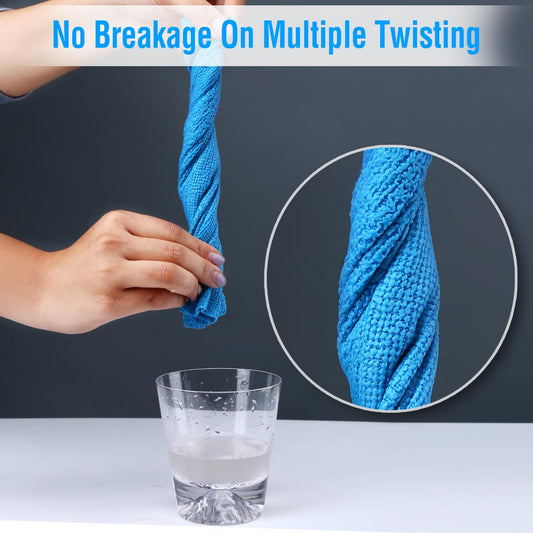 Gala Actifiber Kitchen Sponge Cloth for Table, Glass and Kitchen Cleaning, Microfiber and PVA Cleaning Cloth, 3 Pcs, Multicolour