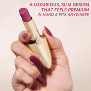 INSIGHT Cosmetics Crème Comfort Lipstick – High-Shine Gloss Finish| Hydrating | Deeply Nourishing | Butter Glide | Plumping Effect | Lightweight Feel & Radiant Lip Color (Sin In Silk) – 3.4 g