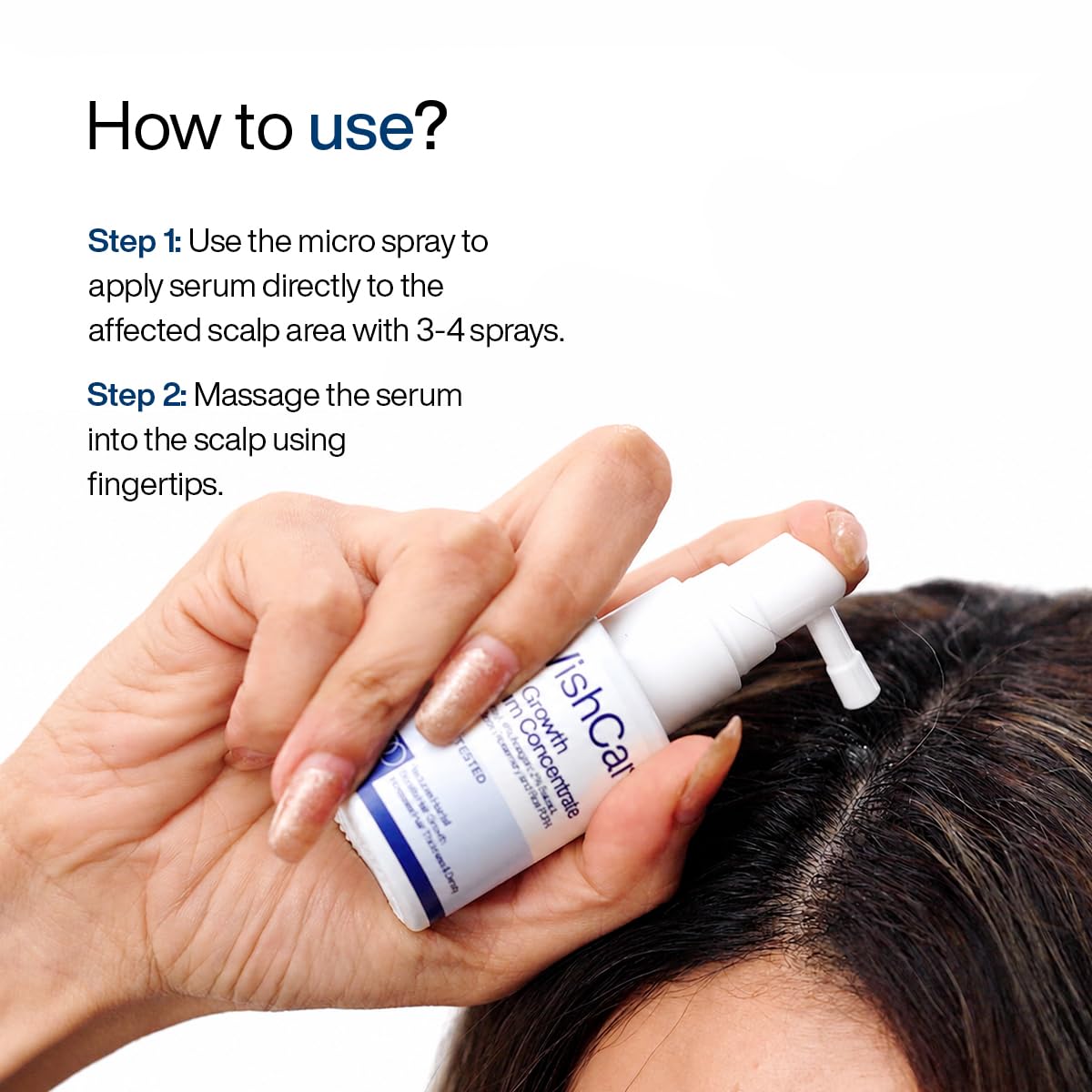 WishCare Hair Growth Serum For Scalp | 94% Saw New Hair Growth | Redensyl & Rosemary Oil | 100% Saw Hairfall Reduction | In-Vivo Tested | For Men & Women | 100ml