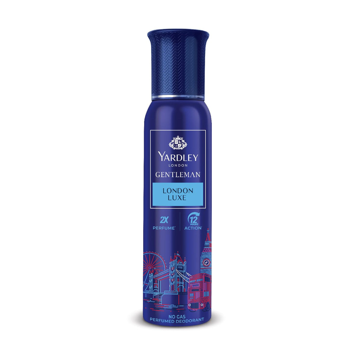 Yardley London Liquid Gentleman Luxe No Gas Perfumed Lemon Deodorant | No Gas Deo For Men| 2X Perfume | 12 Hours Action | 120Ml