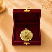 DIVINITI 24K Gold Plated Double-Sided Religious Pendant with Premium Gift Box, Spiritual Locket for Men & Women, Devotional Jewellery for Gifting & Everyday Wear | Guru Gobind Singh Ji & Guru Nanak Dev Ji - GNG Pendant