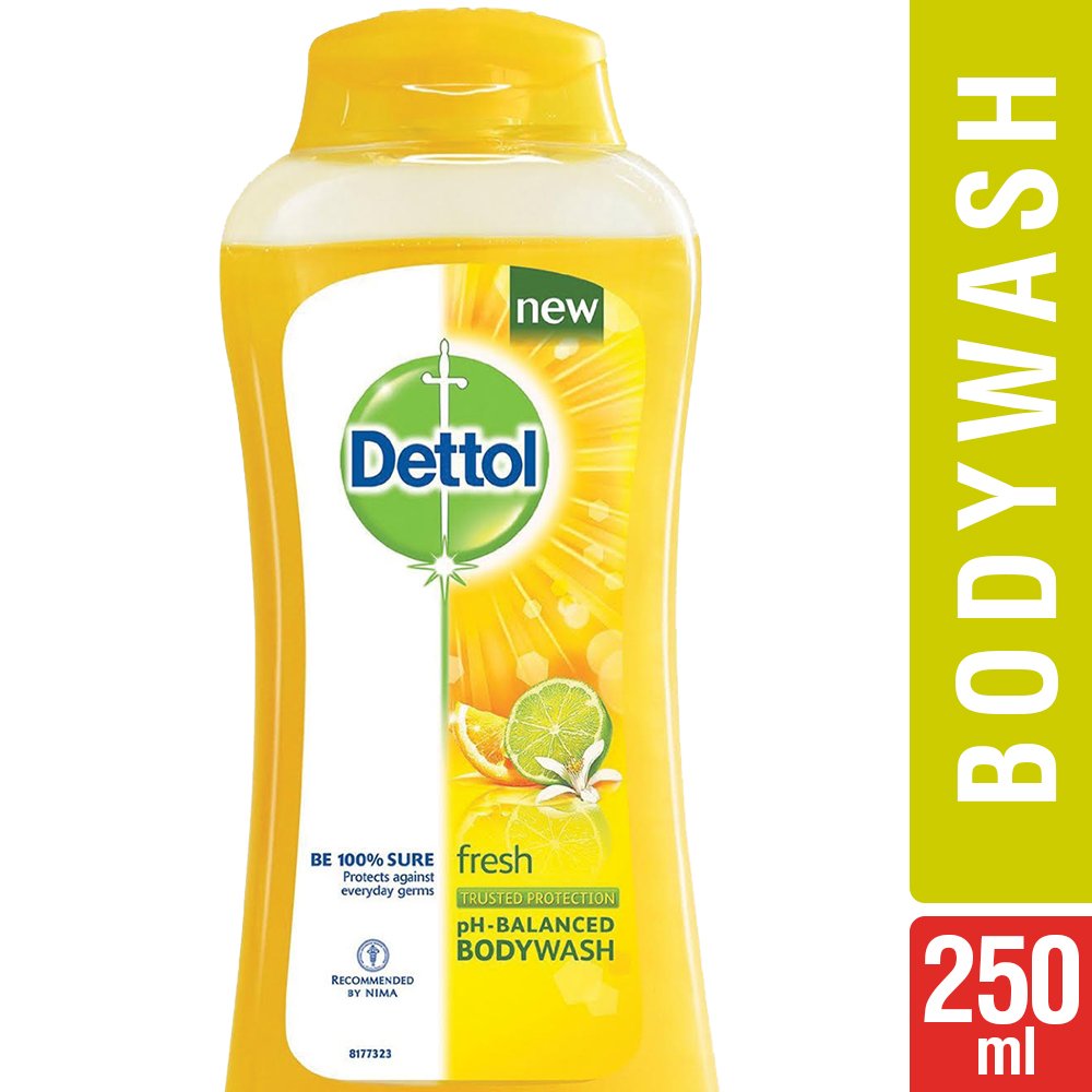 Dettol Fresh Body Wash, 250ml