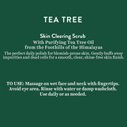 Biotique Tea Tree Skin Clearing Face Scrub for Normal to Oily Skin, 50g