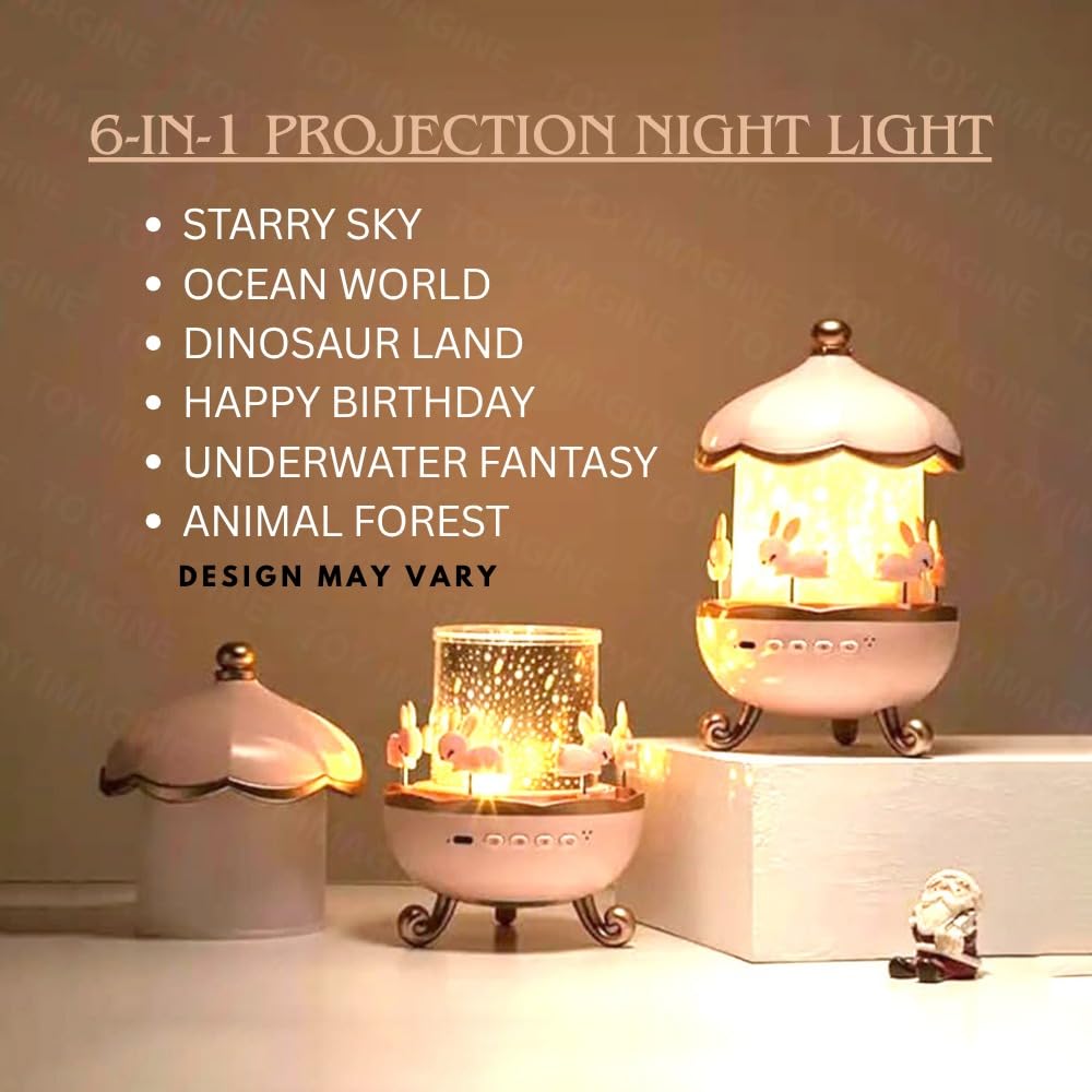 Toy Imagine Night Projector Lamp, Multicolor