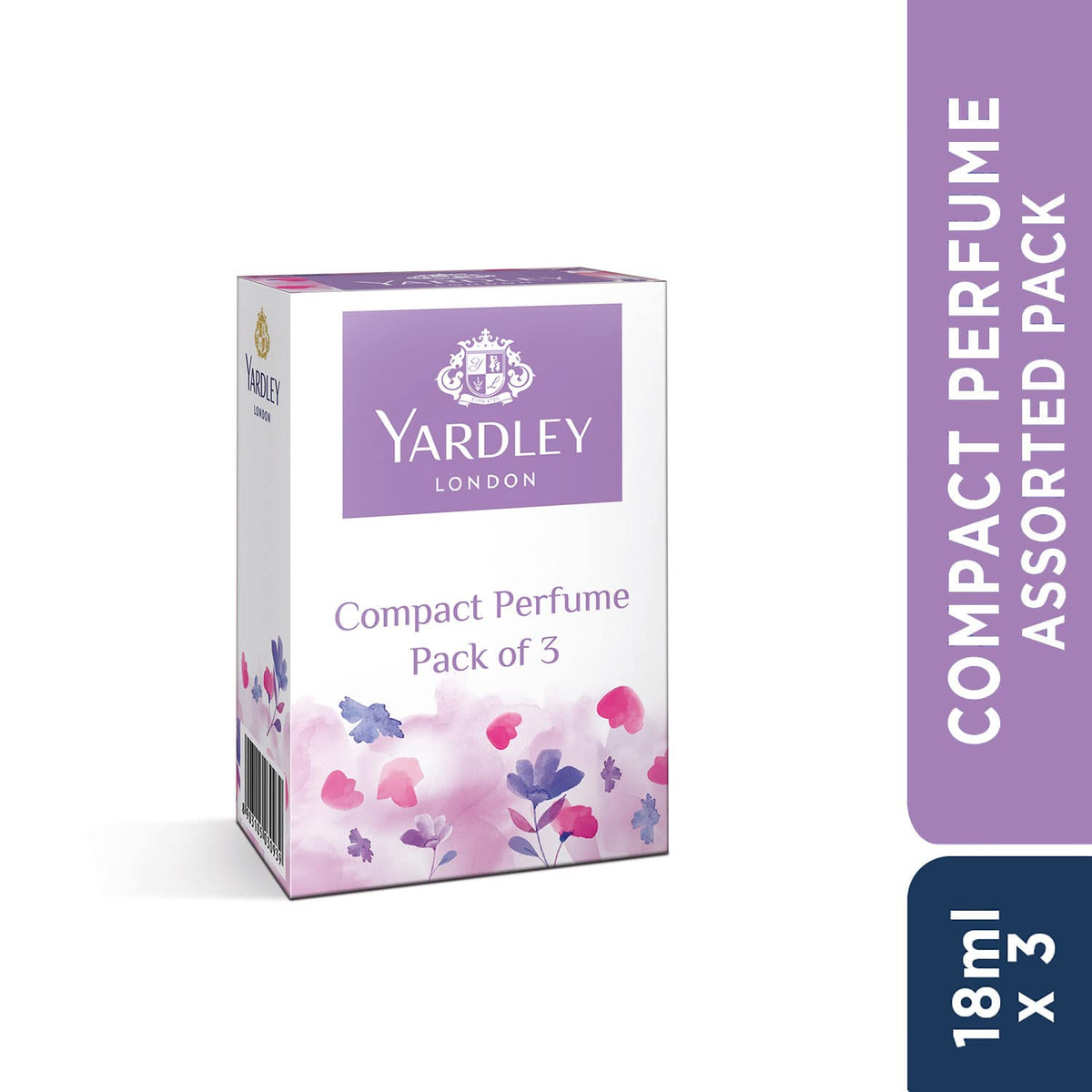 Yardley London Premium Compact Perfume Spray For Women| Autumn Bloom, Country Breeze, And Morning Dew Perfume Tripack| Floral Fragrance| 90% Naturally Derived 18Ml Each (Pack of 3)