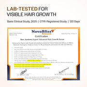 Bare Anatomy Advanced Hair Growth Serum | 3% Redensyl, 4% Anagain, 3% Baicapil, 1% Capilia Longa, Rosemary, Biotin & Rice Extract | Hairfall control & Hair Density | Women & Men | 30ml