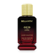 Bella Vita Luxury OUD DARK Eau De Parfum Perfume with Grapefruit, Vetiver,Orris,Dark Wood|Premium, Long Lasting Smokey & Woody Fragrance for Men 100ML