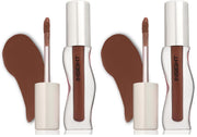 INSIGHT Hydra Creamy Lip Sheen - Nude Pour | Glossy Finish | 2 in 1 Lipstick + Gloss | Infused with Ceramides & Vitamin B5 | One Swipe Rich Color (2.5 g) (Pack of 2)