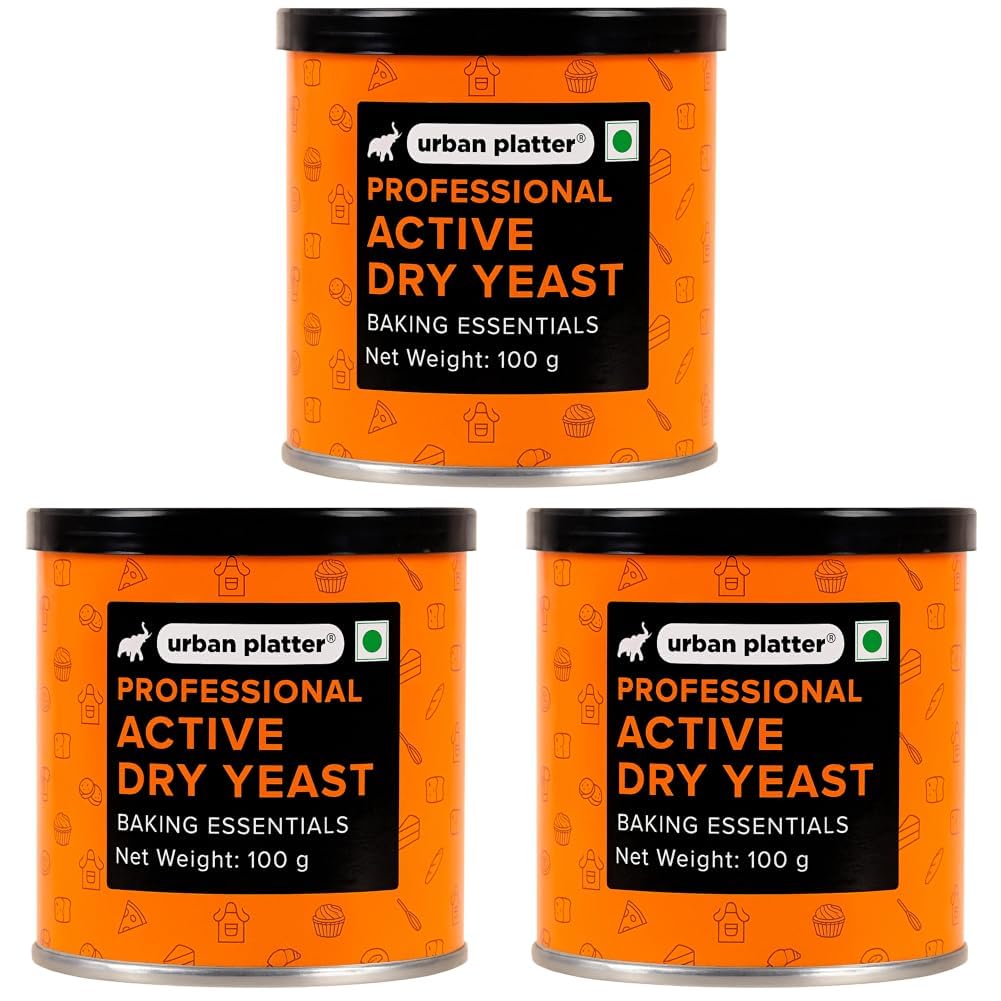 Urban Platter Baker's Active Dry Yeast, 100g (Pack of 3)