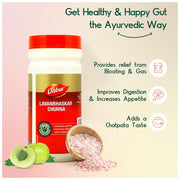 Dabur Lavan Bhaskar Churna 120gm for Appetite & Digestion | Pack of 2