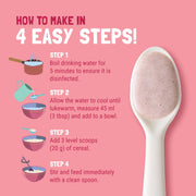 Slurrp Farm Cereal, Ragi, Rice and Strawberry with Milk, Instant Healthy Food, NO Added Sugar, Mildly Sweetened with Date Powder